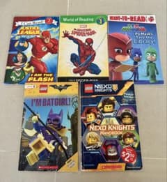 英語絵本5冊 スパイダーマン/LEGO/フラッシュ I Can Read - メルカリ