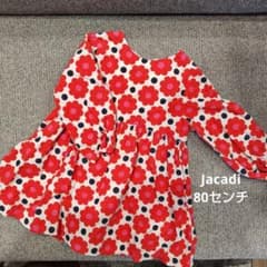 Jacadi 花柄 コーデュロイ ワンピース 18M 81cmのサムネイル