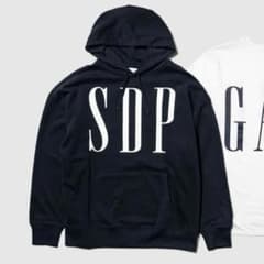 GAP x SDP コラボ パーカー ネイビー L 未使用 スチャダラパー 完売 GAP x SDP コラボ パーカー ネイビー L 未使用 スチャダラパー 完売