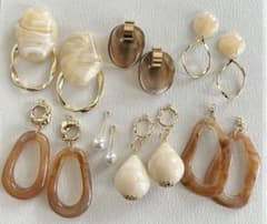 ハンドメイドピアスセット　まとめ売りのサムネイル