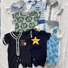 ベビー ロンパース カバーオール 7点セット 60〜70cm 男の子のサムネイル