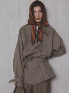 美品】AMERI DADDY MIDI TRENCH COAT - メルカリ