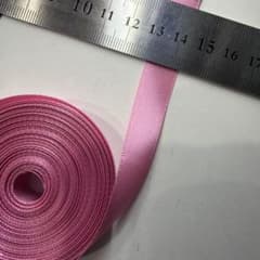 ピンク サテンリボン 幅約13mm ハンドメイド素材 5m