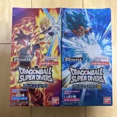 ドラゴンボールスーパーダイバーズ アドバンスパック1＆2 未開封2BOX