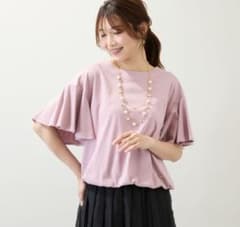 新品 ローズティアラ 46 接触冷感 カットソー ピンク - メルカリ