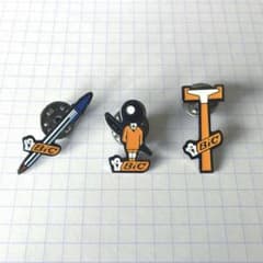 Thumbnail of BIC ピンバッジセット サヴィニャック フランス　文房具　ビッグ　ピンズ　雑貨