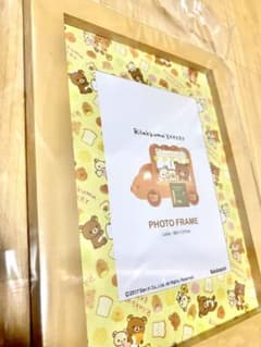 [미사용품] 리락쿠마 포토 프레임 L : 89 × 127mm 나카바야시