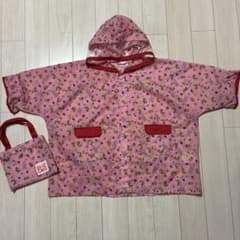 レインコート 100cm はらぺこあおむし ピンクのサムネイル