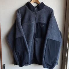 GU フリースジップボアジャケット soph コラボ  完売品 グレー XXLのサムネイル
