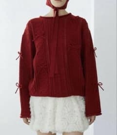 Poppy くるくるリボンニット - メルカリ