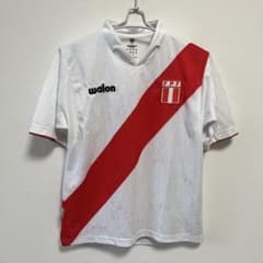 ペルー代表／SOLANO 7／Walon／レトロサッカーユニフォーム 現地購入品】ペルー 代表 サッカーユニフォーム レトロ SOLANO 7