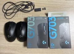 G703h マウス 2台セット 箱・付属品付ジャンク品のサムネイル