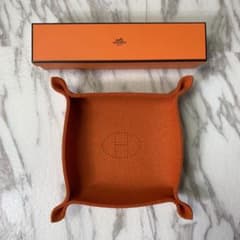 HERMES フェルトトレイ 小物入れ アクセサリー 箱付き ヴィド