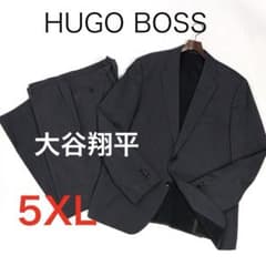 H4585ヒューゴボス　ストレッチテーラリング２釦スーツ大きいサイズ　大谷翔平 H4585ヒューゴボス ストレッチテーラリング2釦スーツ大きいサイズ