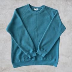 アーバンリサーチ ドアーズ 厚手ワッフル 長袖トップス メンズM ブルー系のサムネイル