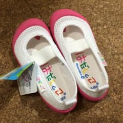 専用★上履き はだしっこ ピンク 15.5のサムネイル