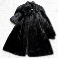 艶◎ SAGA ROYAL ロイヤル グラマミンク ファーコート 毛皮 着丈90 