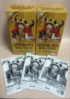 【テープ付き】ONE PIECEカードゲーム世界最強の戦士2BOX&パックセットのサムネイル