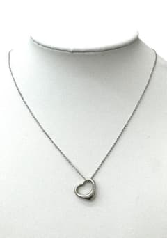 ★Tiffany & Co. オープンハートネックレス　SV925