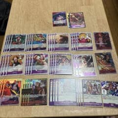 頑*部様 ワンピースカード　赤紫ロジャー　デッキパーツセットのサムネイル