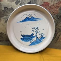 手塚大示 独楽　平安大示 食籠 共箱 交趾　　 山水 手塚大示 独楽 平安大示 食籠 共箱 交趾 山水 - メルカリ