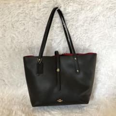 ★コーチ★ 美品★トートバッグ 58849ブラック　肩掛けA4可　大容量　通勤のサムネイル