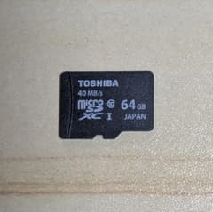 TOSHIBA microSDXC 64GB メモリーカードのサムネイル