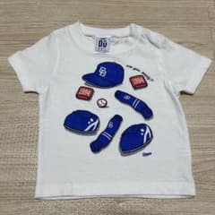 ウ*ル様 中日ドラゴンズ　野球キャップデザイン Tシャツ 90サイズのサムネイル