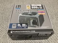 玄人志向 KRPW-L5-600W/80+ 電源ユニットのサムネイル