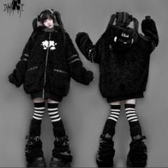 GLOOMY×DimMoire グルーミー ボアパーカー【Black】 GLOOMY×DimMoire グルーミーボアパーカー Black - メルカリ
