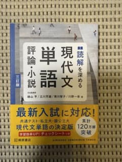 読解を深める現代文単語 評論・小説 三訂版のサムネイル