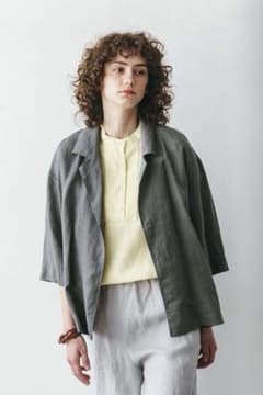 fog linen work ミーアジャケット グレー 2025 fog linen work ミーアジャケット グレー 2025 - メルカリ