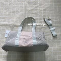 hugyourskinドット柄ボストンバッグ グレー・ピンク hugyourskinドット柄ボストンバッグ グレー・ピンク - メルカリ