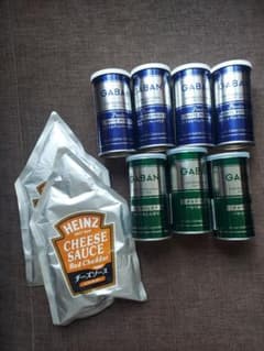 GABAN 화이트 페퍼 파우더 파슬리 다진 HEINZ 치즈 세트