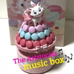 ディズニー フィギュア オルゴール付き おしゃれキャット マリー