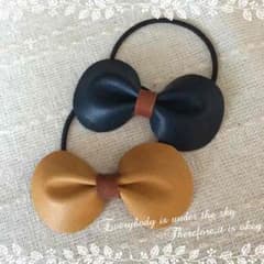 レザーヘアゴム✳︎aのサムネイル