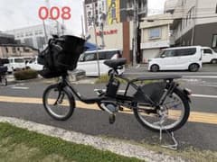 008中古 Panasonic電動アシスト自転車 12Ah 大阪 - メルカリ