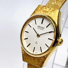 SEIKO 여성 손목시계 부동 현상품 골동품 골드 161