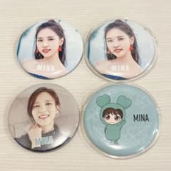 TWICE MINA ミナ 缶バッジ 4種セット - メルカリ