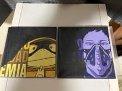 내 영웅 아카데미아 이치 반 쿠지 고무 코스터 2 점 세트