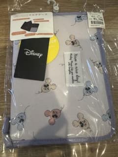 Disney ミッキー マルチケース 薄紫のサムネイル