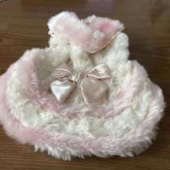 犬服 ペットウェア ピンク ドット柄 ワンピース 4Sのサムネイル