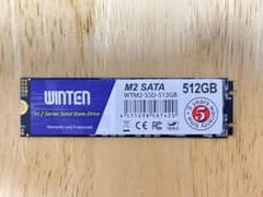 正常100%・使用552時間】M.2 SATA SSD 512GB WINTEN - メルカリ