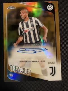 Topps Chrome David Trezeguet 直筆サインのサムネイル