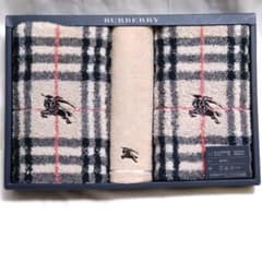 バーバリー タオルセット BURBERRY ノバチェック 刺繍 フェイスタオルのサムネイル