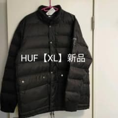 【XL】HUF ハフ/ダウンジャケット/黒のサムネイル
