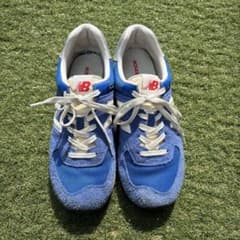 New Balance 574 スニーカー ブルー メンズ