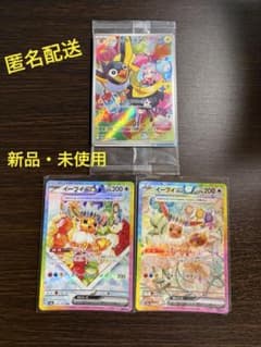 イーブイex SAR2枚　ナンジャモのカイデン 合計3枚セットのサムネイル