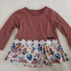 長袖カットソー チュニック
