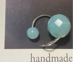 Amazonite ear cuffs / ear cuffs / men / men's / also for Hirotaka fans!